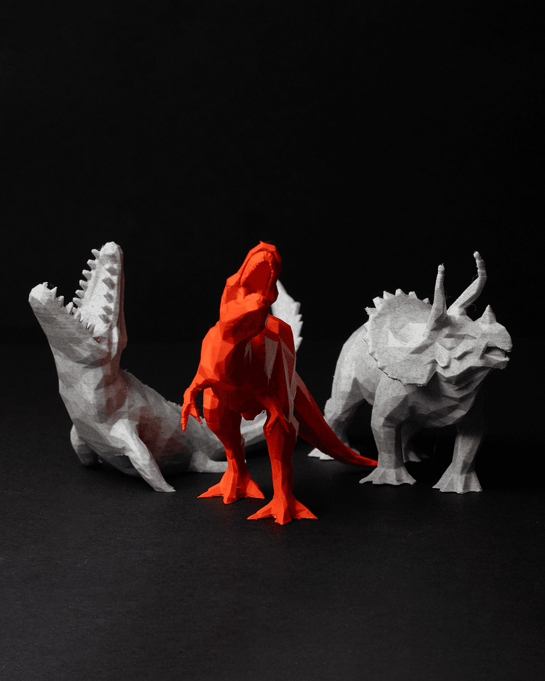 Low-Poly Dinos pack II