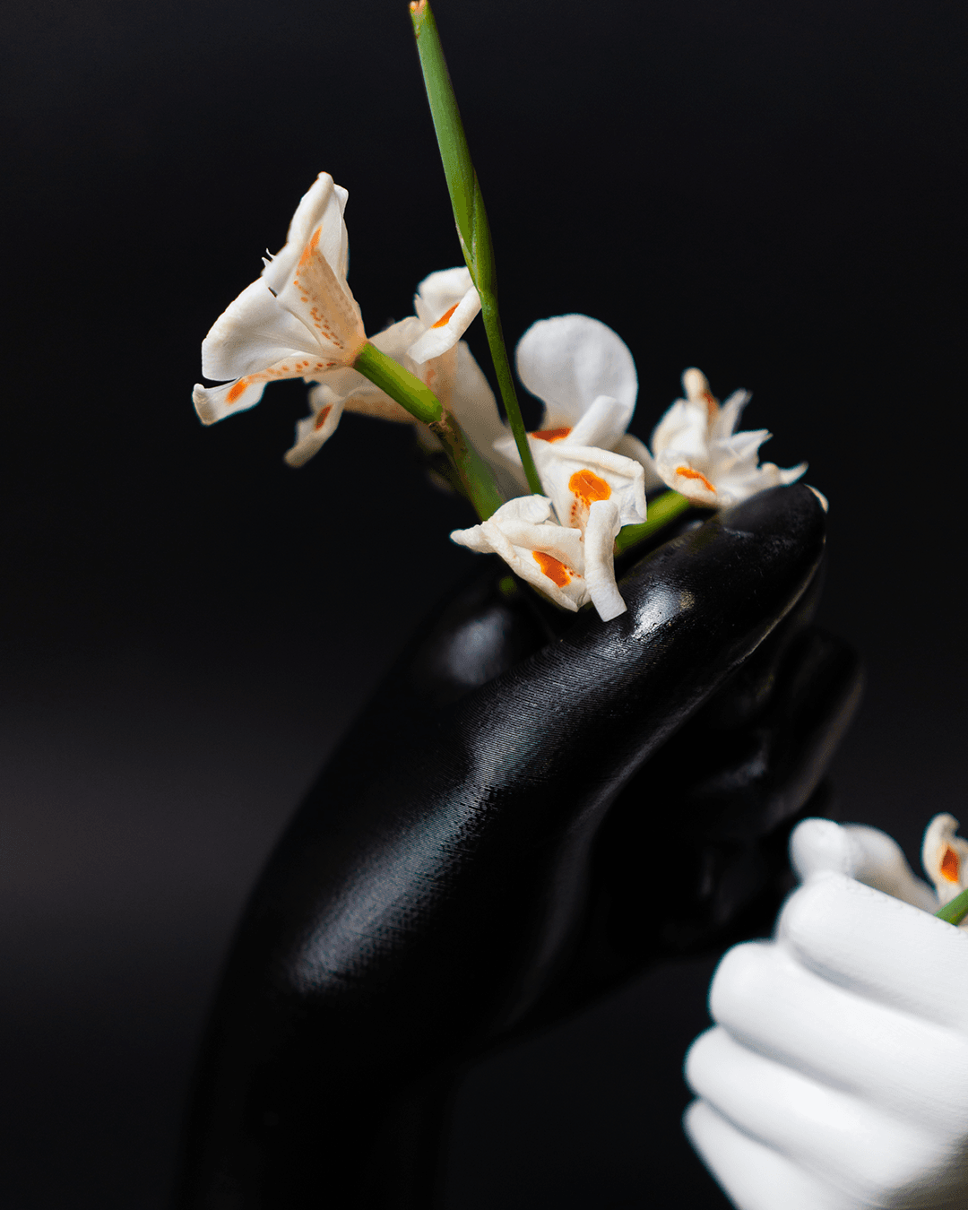 Hand-Shaped Flower Vase