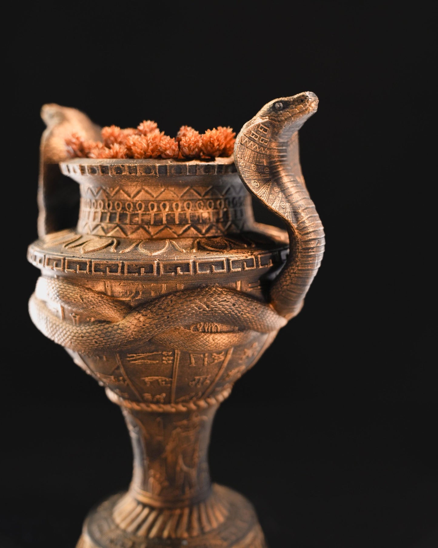 True Cobra Egyptian Vase