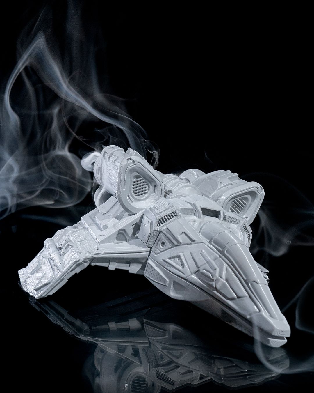 Fallen Spaceship Incense Holder