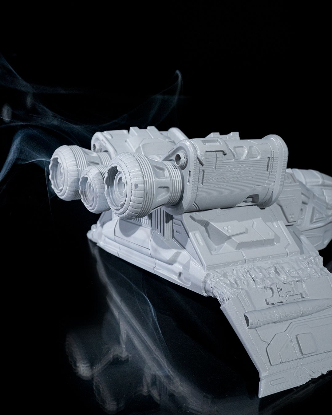 Fallen Spaceship Incense Holder