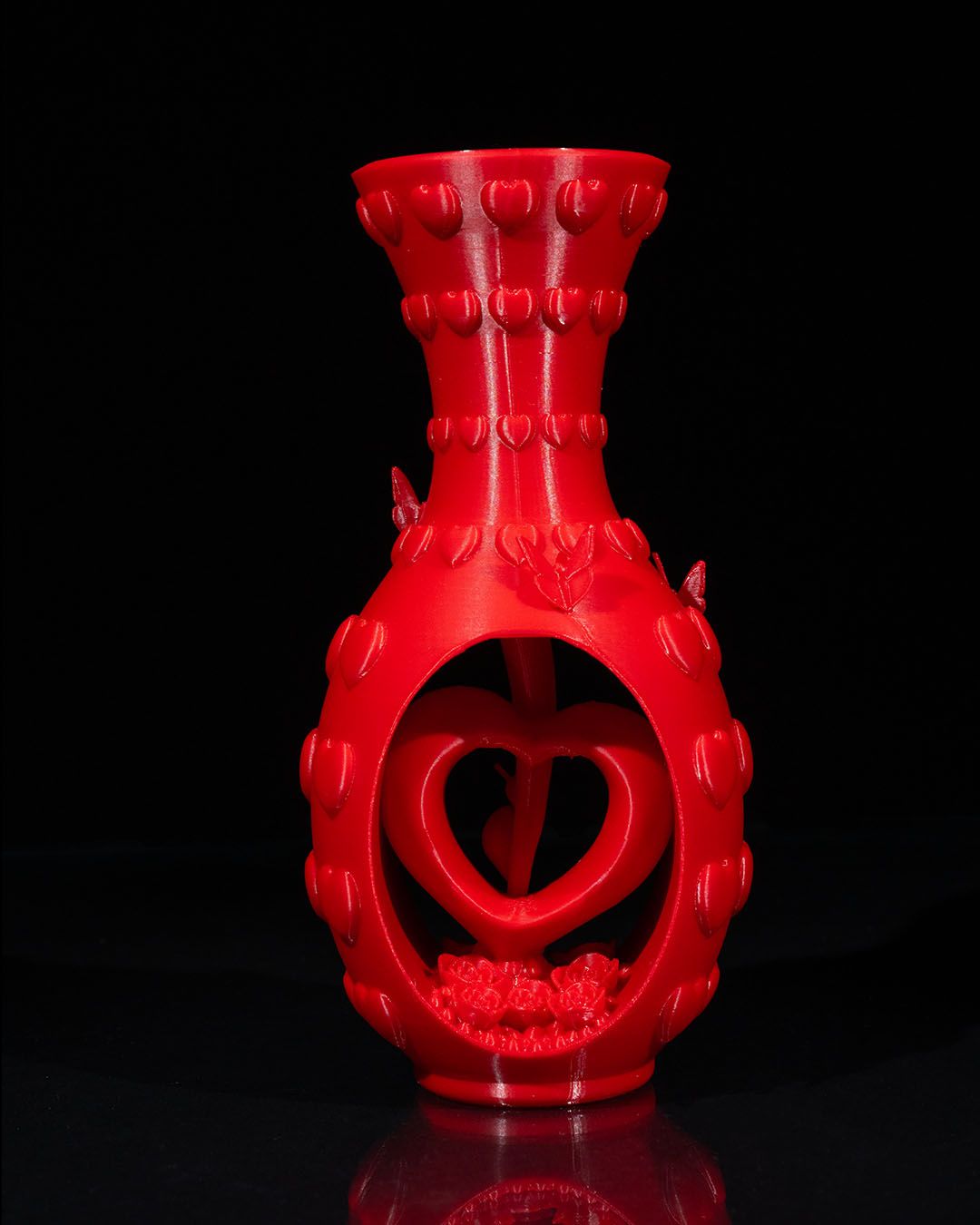 Koza Heart and Flowers Vase