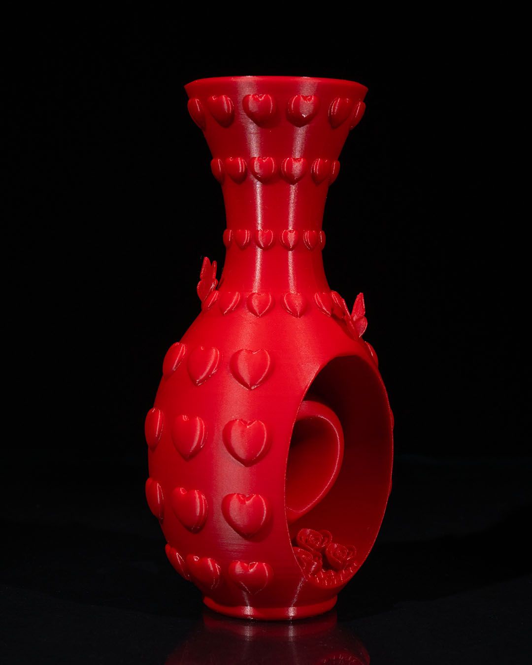 Koza Heart and Flowers Vase