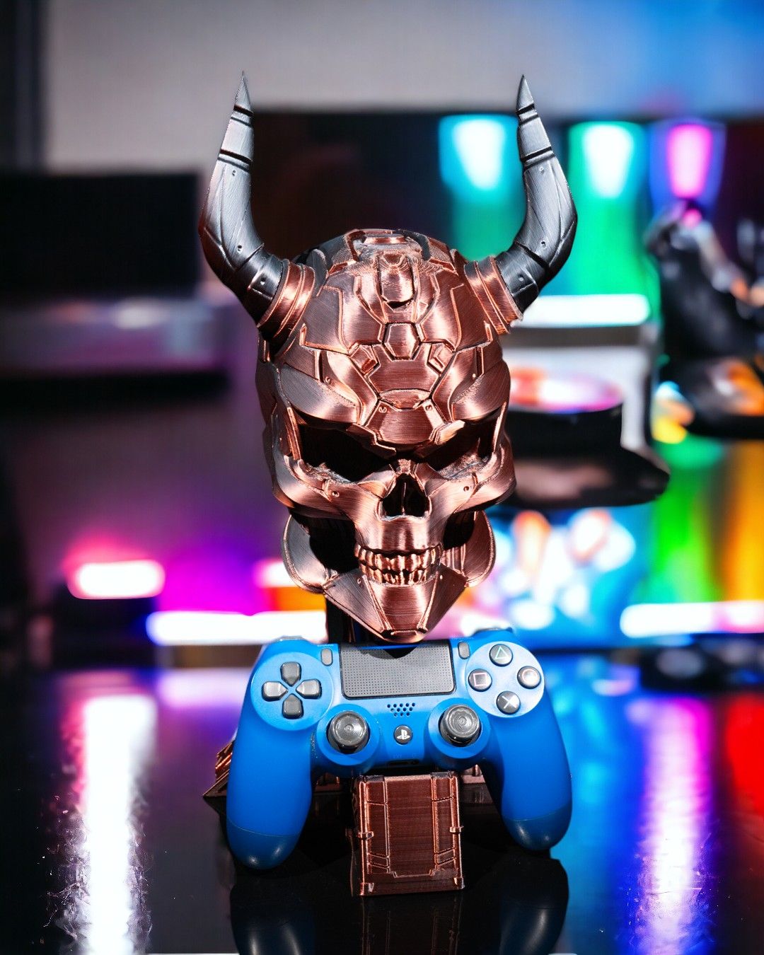 Sci-fi Skull Controller & Headphone Holder