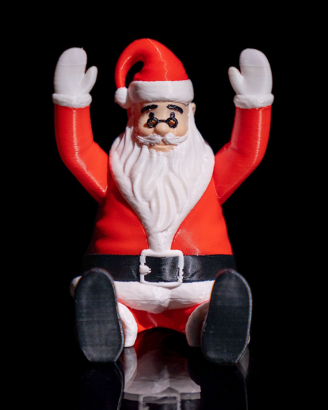 Supportive Santa Phone Holder