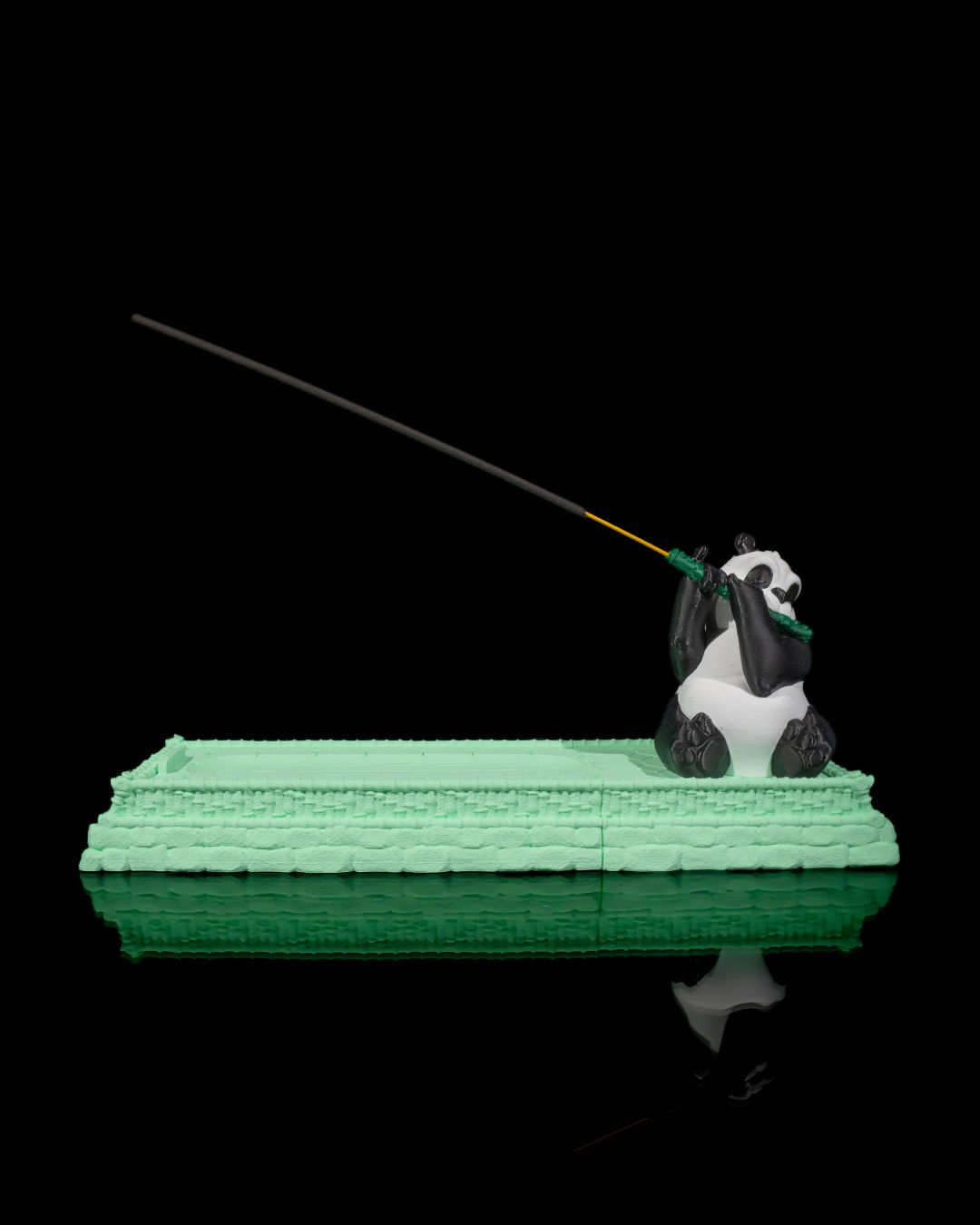 The Panda Flutist Incense Holder