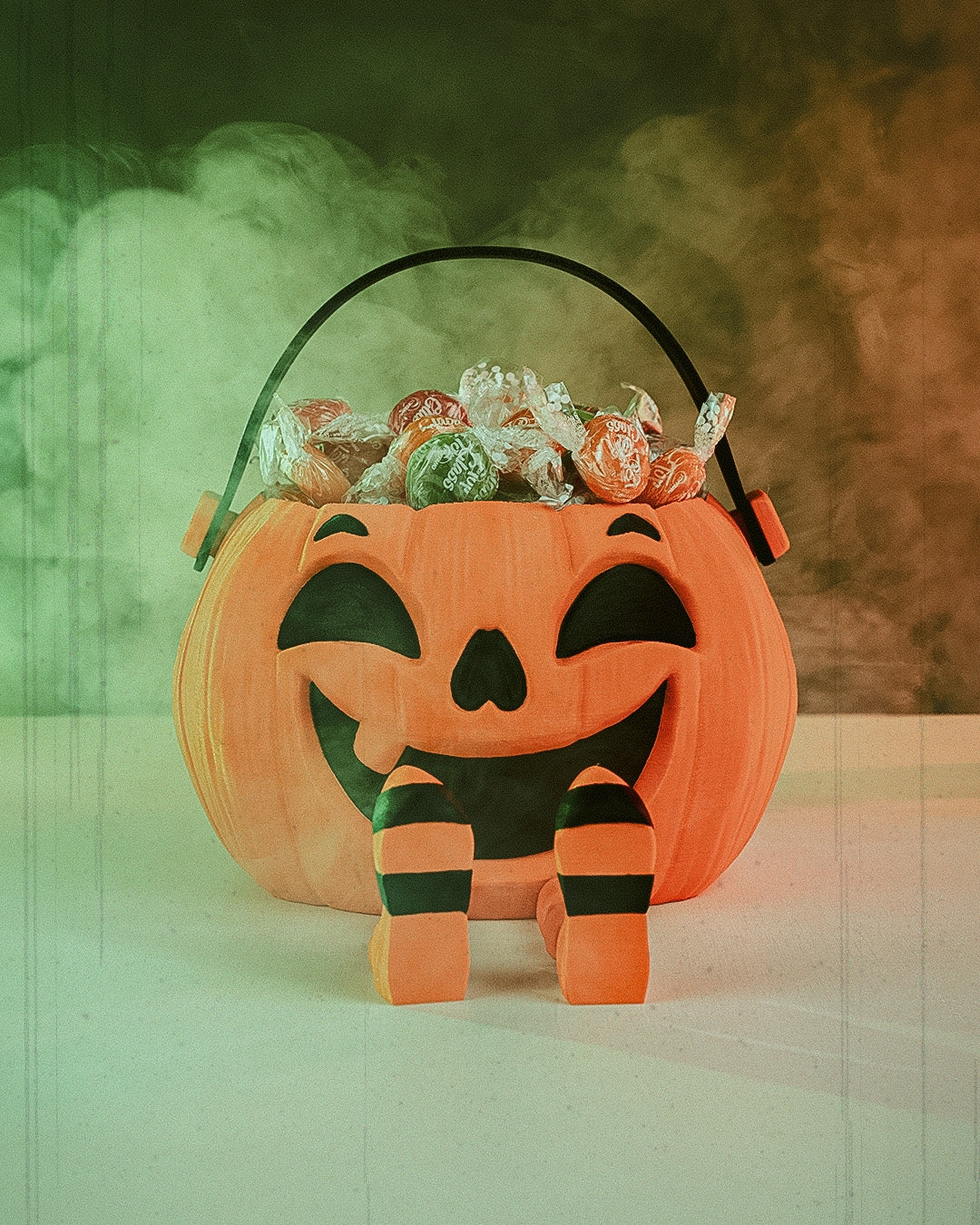 Walkin Pumpkin Candy Holder