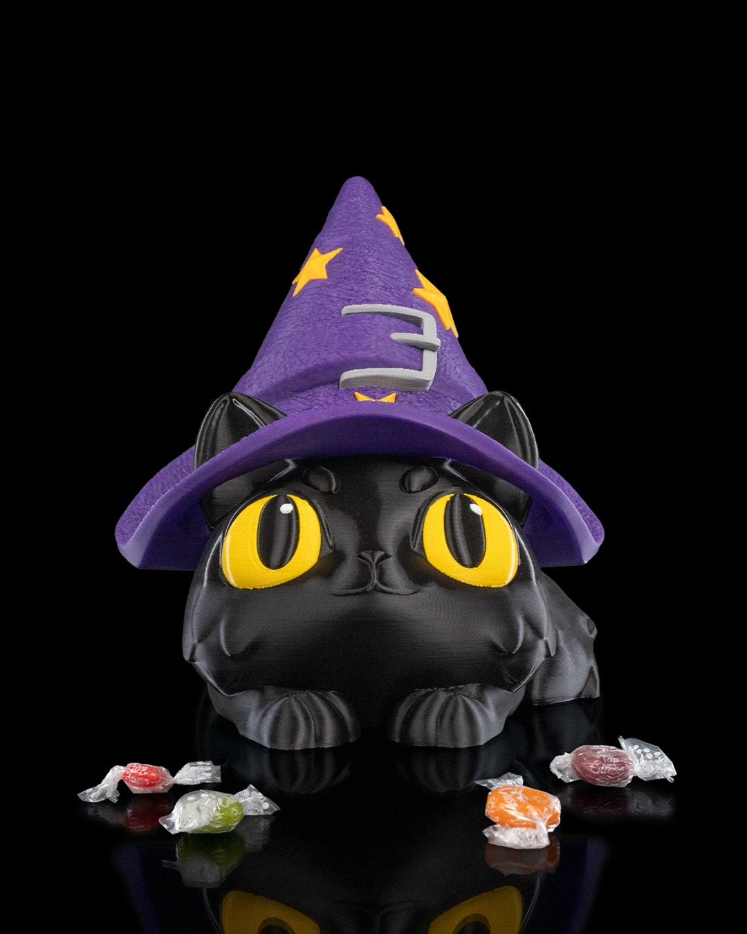 Witch Kitty Candy Holder