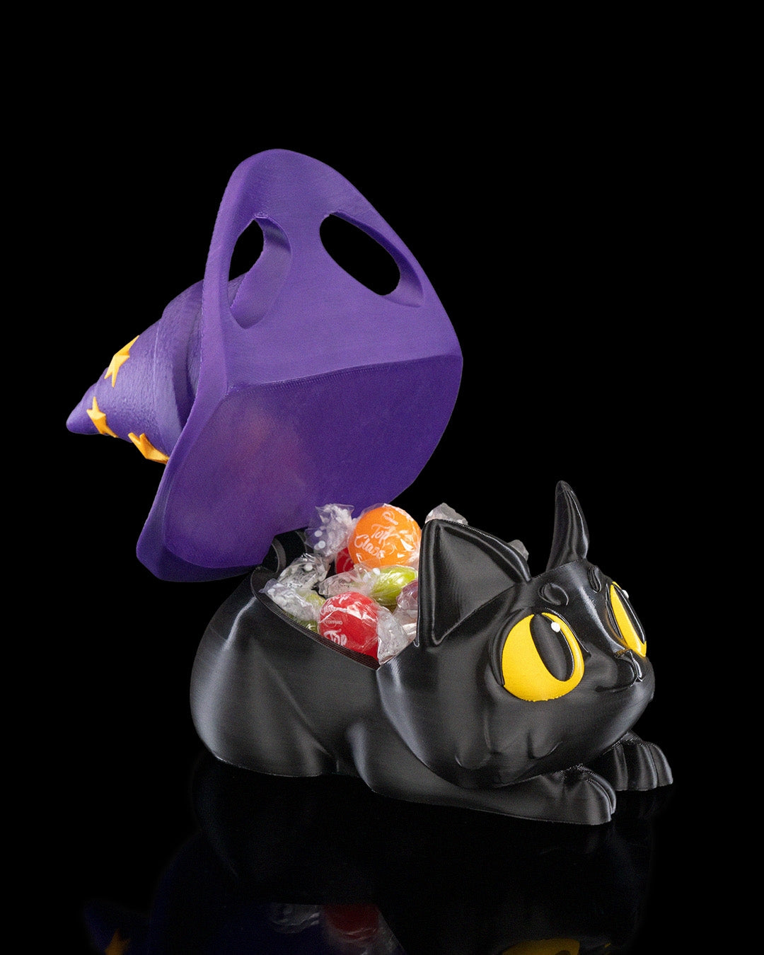 Witch Kitty Candy Holder