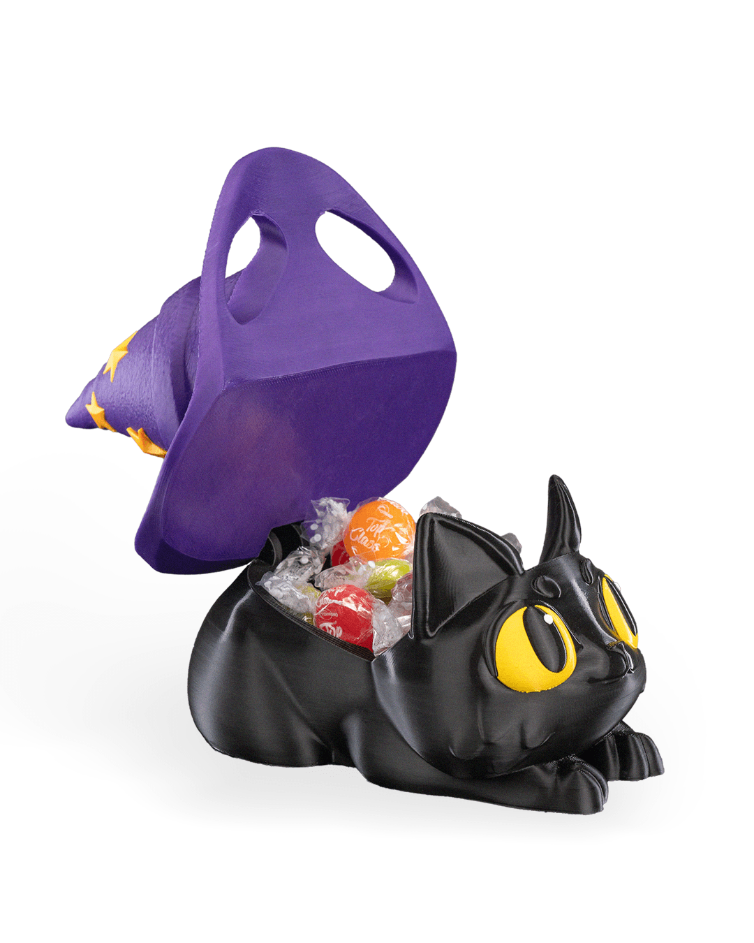 Witch Kitty Candy Holder